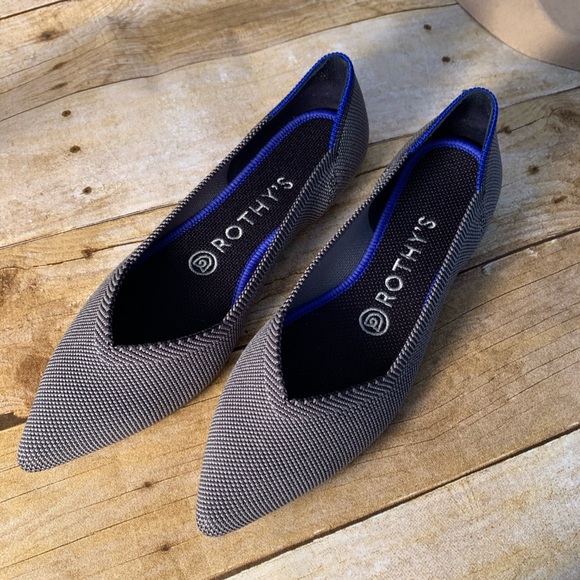 Rothy's Shoes - Rothy’s Cloud Grey Birdseye Flat Brand New Size 7
